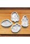 Ramadan Tableware Set of 4 Cookie and Sugar Paste Molds