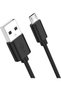 كابل شحن USB-A إلى Micro USB، مزود بتقنية مزامنة البيانات بسرعة 480 ميجابت في الثانية، سلك شحن سريع USB 2.0 بطول 3.3 قدم، متوافق مع