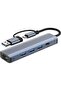 محول إيثرنت جيجابت USB C ومحور USB 3.0 بثلاثة منافذ لأجهزة MacBook وXPS وSurface Pro وLinux وC