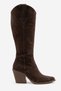 Taryalin Women's Genuine Leather Pointed Toe Western / Cowboy Boots Brown Suede - 2