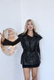 Women's Belted Double-Breasted Leather Vest - 6