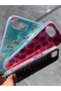 iPhone 16E and 17E Compatible - Red Leopard (Red), (Internally Printed), Patterned Protective Case with Transparent Shiny Sides - 2