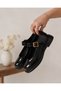 Mary Women's Shiny Patent Leather Mary Jane Buckle Latest Trend Ballerina Ballet Lightweight Non-Slip Sole Comfortable Daily Shoes - 7