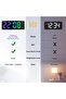 ساعة منبه رقمية 6.3 بوصة، ساعة حائط رقمية LED RGB مع عرض التاريخ والأسبوع، شاشة كبيرة مع 3 مستويات للتعتيم - 2