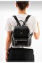 Women's Black New Season Divided Medium Size Backpack - 3