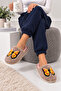 Plush Home Slippers with Butterfly Embroidery, Closed Toe, Soft Insole, Winter Home Slippers, Dowry Slippers, Gift Stc1346 - 2