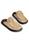 Z250525202 Mink Suede Closed Front Women's Slippers - 4