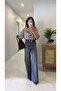 Norsa Blue Snow Wash Straight Jean