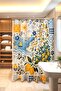 Sailboats and Lemons Patterned Bathroom Curtain, Shower Curtain, Bathtub Curtain 175X200Cm - 3