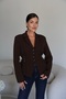 Blazer Jacket with Side Laces and Eyelet Detail