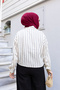 Alva Premium Windbreaker Detailed Pocketed Lyocell Woven Hijab Shirt - 4
