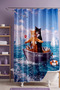 Catanic Patterned Bathroom Curtain, Shower Curtain, Bathtub Curtain 175X200Cm - 2