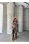 Oversize Cut Simple Women's Knitwear Set - 4