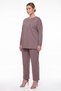 Women's Mink Seasonal High Waist Stone Detailed Accessory Set - 3