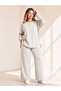 Women's Plus Size Modal Tracksuit Set with Pockets and Slits, Comfortable Cut Casual Sports Set - 3