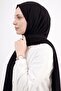 Women's Black Combed Cotton Shawl with Lycra, Flexible, Non-Slip, Practical Daily Shawl - 2