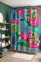 Italy Pissa Tower Patterned Bathroom Curtain, Shower Curtain, Bathtub Curtain 175X200Cm - 4