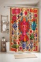 Amor Eterno Patterned Bathroom Curtain, Shower Curtain, Bathtub Curtain 175X200Cm