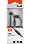 سماعات أذن سلكية عالمية من JBL مع جهاز تحكم عن بعد وميكروفون، لون أسود - T110BLK - 6