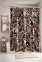 Cats in the Garden Patterned Bathroom Curtain, Shower Curtain, Bathtub Curtain 175X200Cm