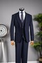 Three-Piece Suit Navy Blue