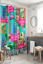 Italy Pissa Tower Patterned Bathroom Curtain, Shower Curtain, Bathtub Curtain 175X200Cm - 5