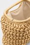 Women's Bag 100% Handmade Straw Raffia Handbag Knitted Textured Daily Bag - 4