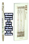 Monami Ballpoint Pen Set Iceflower 5-Piece Pen Set 0.5mm Oil Ink Ballpoint Pen Set