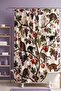 Cats on the Branch Patterned Bathroom Curtain, Shower Curtain, Bathtub Curtain 175X200Cm - 2