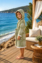 100% Cotton Muslin Jacquard Children's Bathrobe 5-12 Years - 5