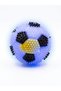 Light-Up Dog Play Ball Impact-Sensitive Led - Bouncing Fetch Ball with Serrated Football Design - 3