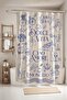 Italy Icons Patterned Bathroom Curtain, Shower Curtain, Bathtub Curtain 175X200Cm