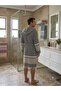 Men's Peshtemal Bathrobe, Moraca Peshtemal Bathrobe, Cotton Peshtemal Bathrobe - 2