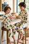 Computer Game Patterned Boys' Pajama Set - 5