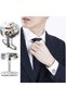 زوج من أزرار الأكمام الرجالية بتصميم حركة الساعة العتيقة، هدية أنيقة مع علبة تخزين - 3