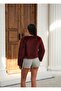 Premium Faux Fur Jacket Without Collar - 3
