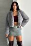Premium Faux Fur Jacket Without Collar