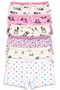 Girl's Boxer Lycra Cotton Flexible Comfortable Patterned Panties Size 2-4-6-8-10