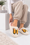 3-Pack Plush House Slippers with Butterfly Embroidery, Closed Toe, Soft Insole, Winter House Slippers, Dowry Slippers, Gift Stc1158 - 6