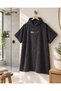 Anthracite Gray Hooded Beach Poncho Unisex Towel Bathrobe 75X95 cm Sea Pool Surf-Defoludur - 4