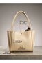 Women's Bitter Brown Multi-Compartment Zippered Suede Shoulder Bag with Scarf Gift Bag - 6