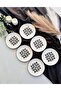 Black Iskandali Model 6 Person/Portion Cake Serving Plate (20 cm) - 3