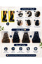 Permanent Hair Color 2 PCS Set – Blue Black Shade, Long-Lasting Hair Dye, Hair Coloring Cream for Home Use, Rich Blue-Black Finish - 5