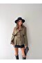 Belted Elastic Trench Jacket