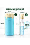 Travel Kit - Makeup Serum Toothpaste Shampoo Hand Cream Travel Box - 4 Compartment Travel Liquid Dispenser Bottle Set - Blue - 2