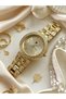 Forsınıng-(Vegans) Gold Color-Stone Women's Wristwatch - 2