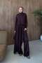 Skirt and Cape Set Brown