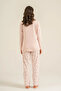 Mother & Daughter Pajama Set, (Sold Separately), 100% Cotton, with Pockets, Who Needs a Hug Print, Round Neck - 8