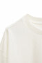Bran - White - Oversize Cotton - Long Sleeve Lightweight Crop - Men's Tshirt - 2