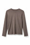 Thorn - Brown - Crew Neck Long Sleeve - 100% Cotton - Men's Tshirt